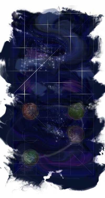 Genesis Day 4：Stars、2014、（デジタルペインティング） 作： Francois Domain